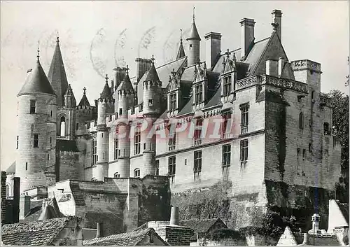 Moderne Karte Val de loire 150 9 loches le chateau (facade orientale) et tour agnes sorel