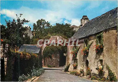 Cartes postales moderne La bretagne 20327 maison fleurie de rochefort en terre (morbihan)