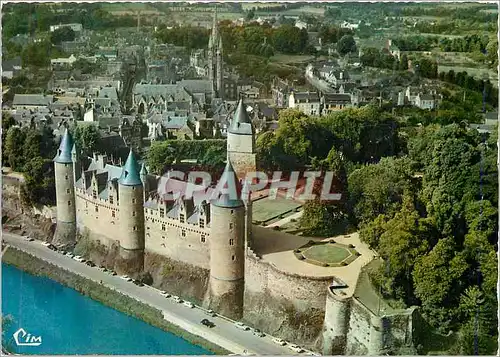 Cartes postales moderne Josselin (56 morbihan) cl 320 45 vue aerienne le chateau