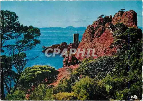 Cartes postales moderne La corniche d or 309 entre agay et saint raphael le dramont (var) ile d or