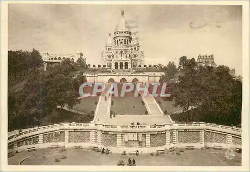 Cartes postales moderne Paris le sacre coeur