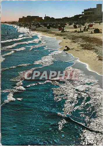 Cartes postales moderne 100 62 palavas les flots soleil couchant sur la plage rive droite