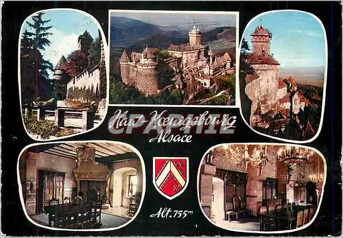 Moderne Karte 6756445 souvenir du haut koenigsbourg (altitude 755 m)