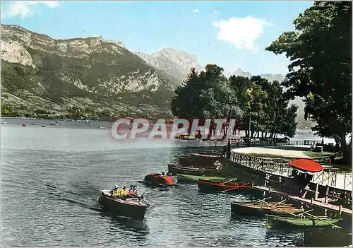 Cartes postales moderne Annecy 17 le lac et l ile aux cygnes