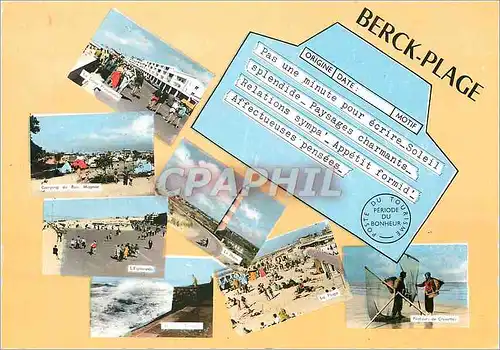 Cartes postales moderne Berck plage (p de c)