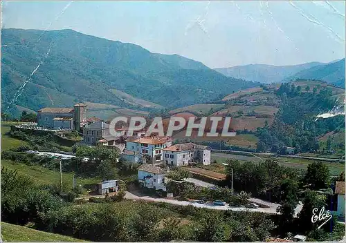 Cartes postales moderne N 1218 hendaye (basses pyrenees) vue generale au fond l espagne