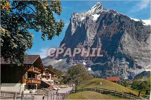 Cartes postales moderne 38973 grindelwald am terrassenweg wetterhon