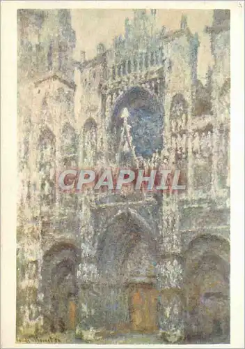 Moderne Karte 510 c monet cathedrale de rouen musee du louvre paris