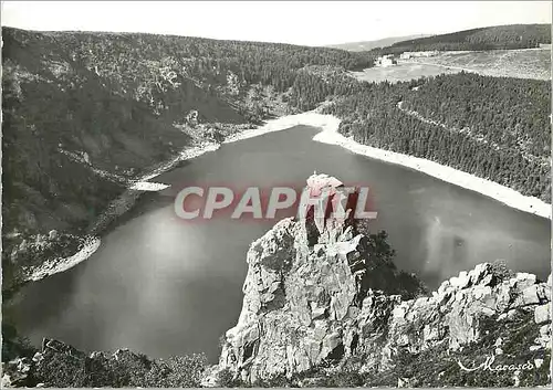 Cartes postales moderne Als 683 les hautes vosges le lac blanc et le rocher hans (alt 1054 m)