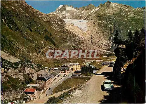 Cartes postales moderne C 1280 gletsch mit rhonegletscher und galenstock
