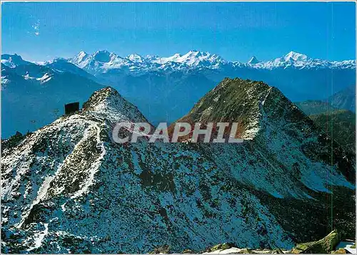 Cartes postales moderne 43955 luftseilbahn fiesch eggishorn
