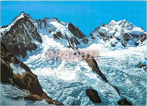 Cartes postales moderne Biancograt piz bernina (4049 m) mre di scerscen und piz roseg (3937 m)
