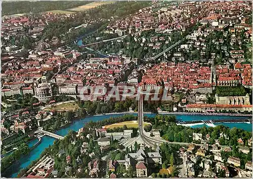 Moderne Karte Berne centre de la ville vue aerienne