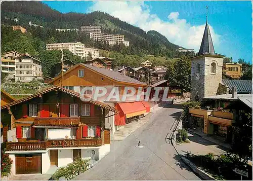 Moderne Karte Leysin alpes vaudoises (alt 1300 m)