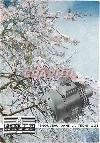 Cartes postales moderne Renouveau dans le Technique La Cie Electro Mecanique vous informe qu elle expose son materiel et