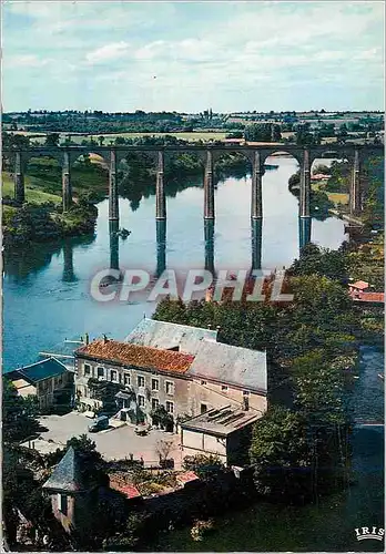 Cartes postales La Vienne Pittoresque Vallee de la Vienne L Isle Jourdain Le Viaduc