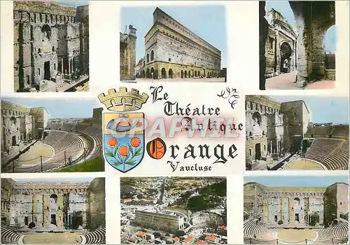 Moderne Karte Le Theatre Antique Orange Vaucluse