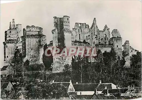 Moderne Karte Pierrefonds Oise Le Chateau avant la Restauration des Viollet le Duc