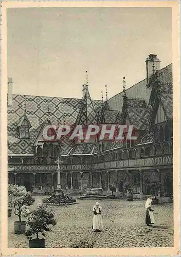 Cartes postales moderne Hotel dieu de Beaune Cote d Or Cour d honneur
