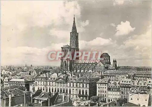 Moderne Karte Strasbourg La Cathedrale et le Palais de Rohan