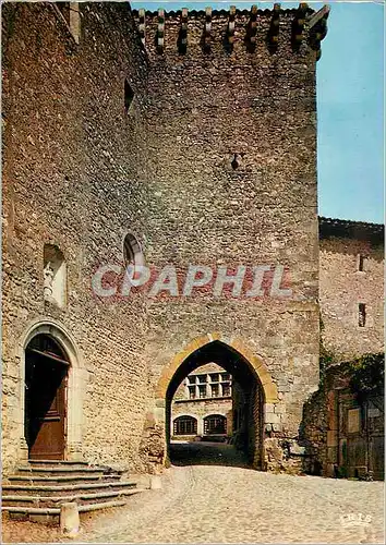 Moderne Karte Perouges Cite medievale Le porche de l Eglise Porteresse
