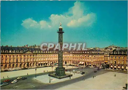 Moderne Karte Paris La Place Vendome et la Colonne