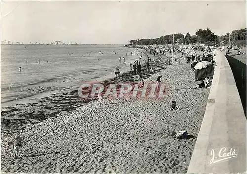 Moderne Karte La Cote de Jade Saint Brevin les Pins La Plage et sa Jetee