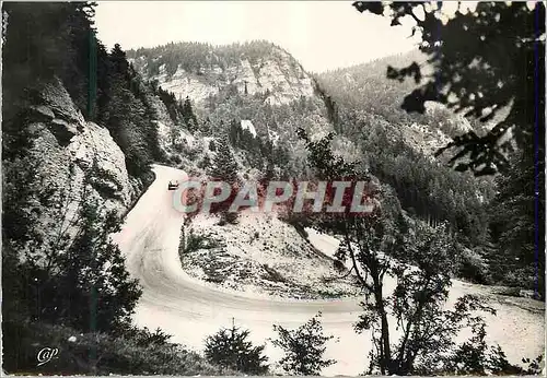 Cartes postales moderne Gex La Faucille Les Lacets de la Route blanche Paris Geneve