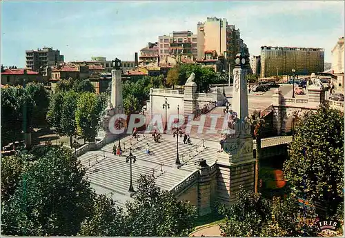 Cartes postales moderne Reflets de Provence Marseille B du R Les escaliers de la gare