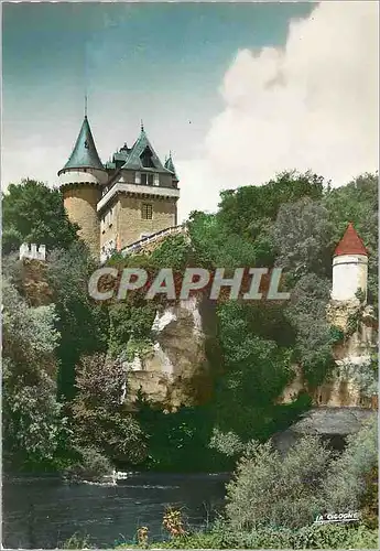Cartes postales moderne La Dordogne Pittoresque Le Chateau de Belcayre pris du Montignac