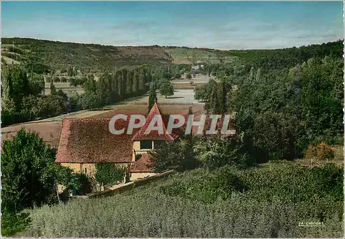 Cartes postales moderne La Dordogne Pittoresque Vallee de la Veze L Eglise de Feyzac et la Cote de Jor