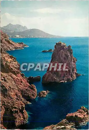 Cartes postales moderne Reflets de la Cote d Azur Corniche d Or Les Rochers du Dramont La Cathedrale
