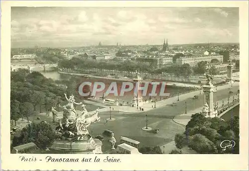 Cartes postales moderne Paris Panorama sur la Seine