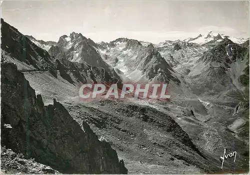 Cartes postales moderne Le Tourmalet Htes Pyr Route du Tourmalet Massifs de Neouvielle et Pic d Aubert