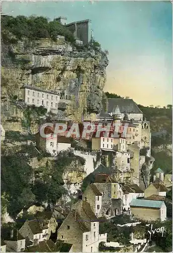 Cartes postales moderne Rocamadour Lot Les Sanctuaires et le chateau