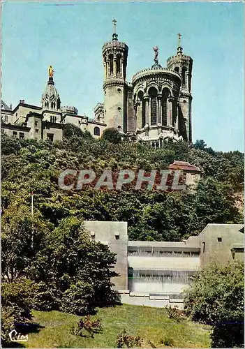 Cartes postales moderne Lyon Rhone Basilique de Fourviere