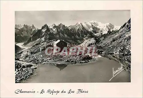 Cartes postales moderne Chamonix Le Refuge du Lac Blanc