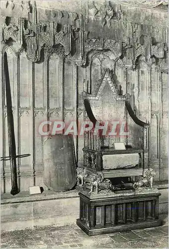 Cartes postales moderne Coronation Chair Westminster Abbey London The Coronation Chair which was made for Edward I To en