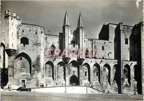 Cartes postales moderne Avignon Facade Occidentale du Palais des Popes construite sous Clement vi