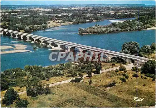 Cartes postales moderne Port Boulet Vue aerienne Le Pont sur la Loire
