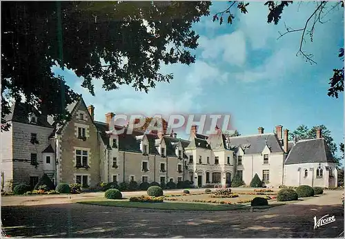 Moderne Karte En Touraine Cere la Ronde Indre et Loire Le Chateau de Razay Colonie de vacances