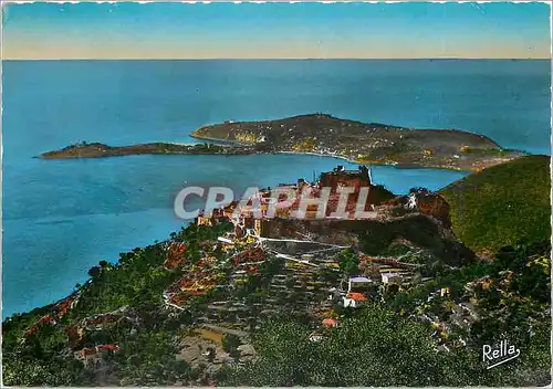 Cartes postales moderne La Cote d Azur Eze et le Cap Ferrat