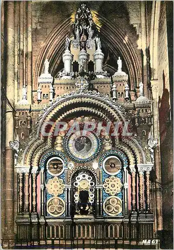 Cartes postales moderne Beauvais Oise La Cathedrale L Horloge Astronomique mesure de haut et comprend au moins pieces
