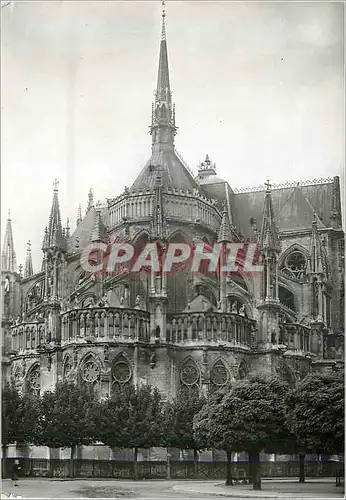 Moderne Karte Reims Marne La Cathedrale Notre Dame Le Chevert