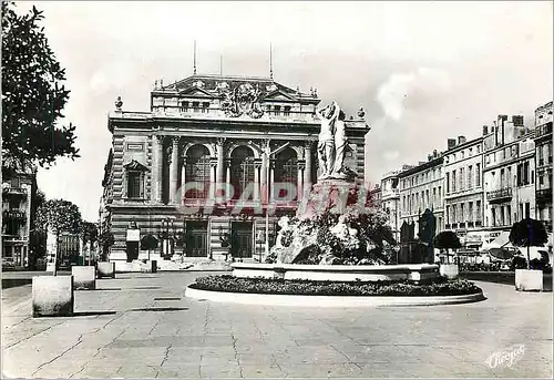 Cartes postales moderne Herault Montpellier La Fontaine des Trois Graces