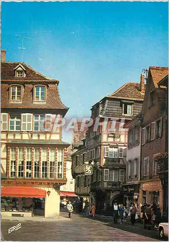 Moderne Karte Colmar Haut Rhin Place des Dominicains