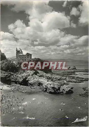 Cartes postales moderne Biarritz La Villa Belza Au fond la Chaine des Pyrenees