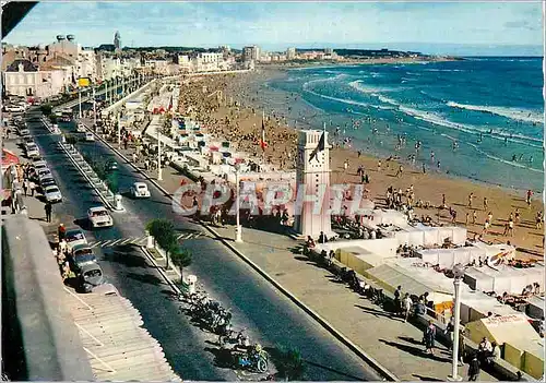 Moderne Karte Les Sables d Olonne Vendee La Plage