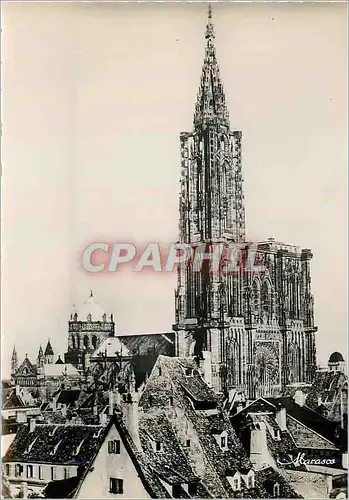 Moderne Karte Strasbourg La Cathedrale