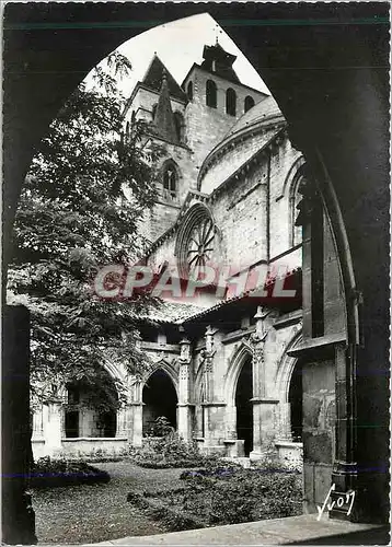 Moderne Karte Cahors Lot La cathedrale vue d une galerie du cloitre